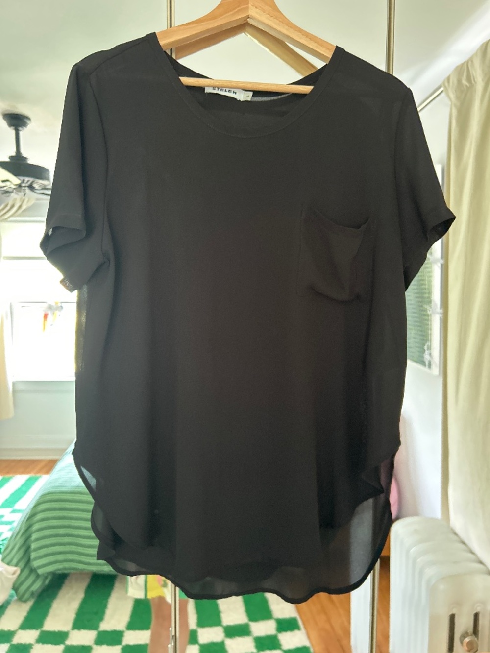 Black sheer Shirt